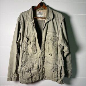 Rothco Outback Trailblazer Stone Wash Canvas Mesh Lined Utility Jacket Mens XL